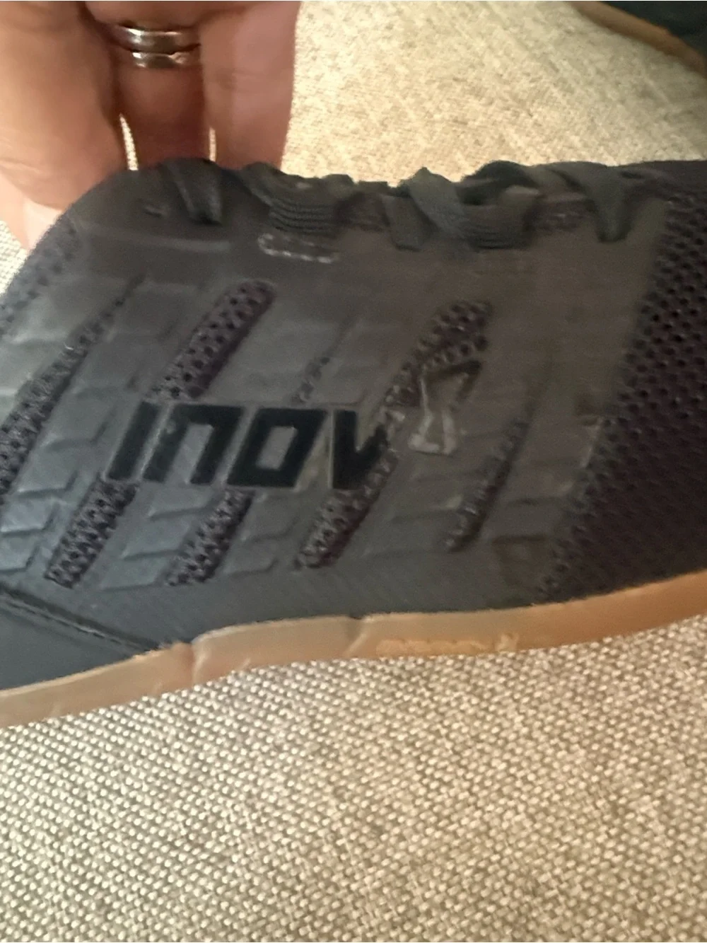 Inov-8 Men’s 10 Women’s 11.5 Training Shoe - Black/Tan